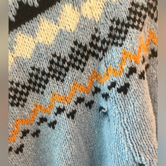 Derek Lam 10 Crosby Diagonal Fair Isle Turtleneck - Picture 4 of 16